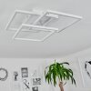 Oberegg Taklampa LED Krom, Vit, 1-ljuskällor, Fjärrkontroll