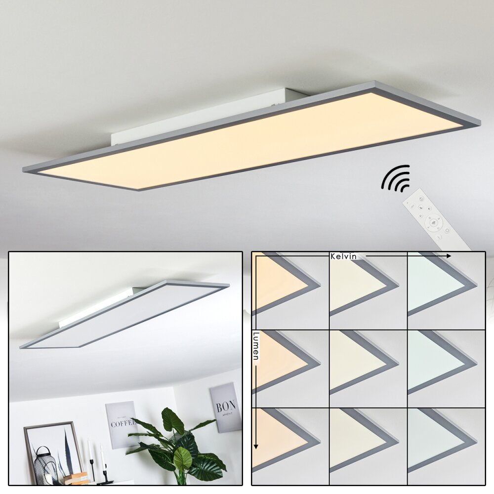 Ringuelet Taklampa, Panel LED Vit, 1-ljuskällor, Fjärrkontroll main product photo