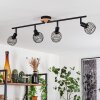 Ballis Taklampa, Takstrålkastare Naturfärger, Svart, 4-ljuskällor