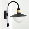 Theux vägglampa utomhus Guld, Svart, 1-ljuskällor, Rörelsedetektor