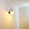 Theux vägglampa utomhus Guld, Svart, 1-ljuskällor, Rörelsedetektor