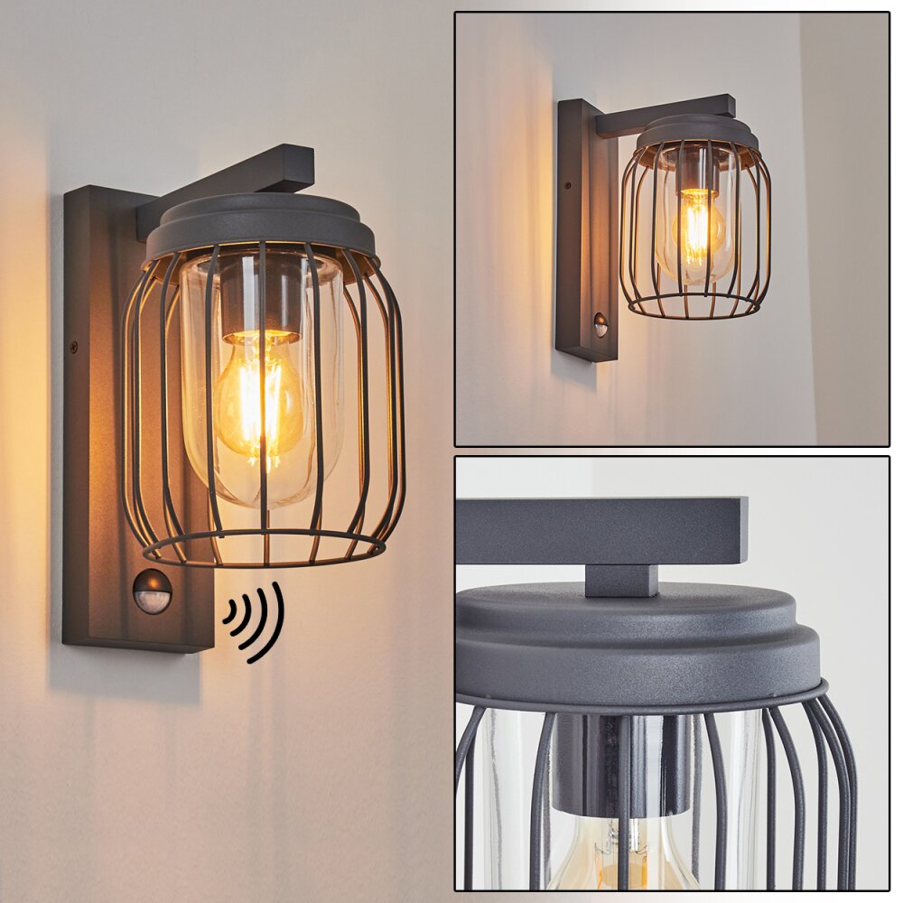 Foothills vägglampa utomhus Antracit, 1-ljuskällor, Rörelsedetektor main product photo