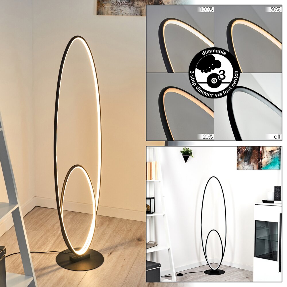 Harpeth Golvlampa LED Svart, 1-ljuskällor main product photo
