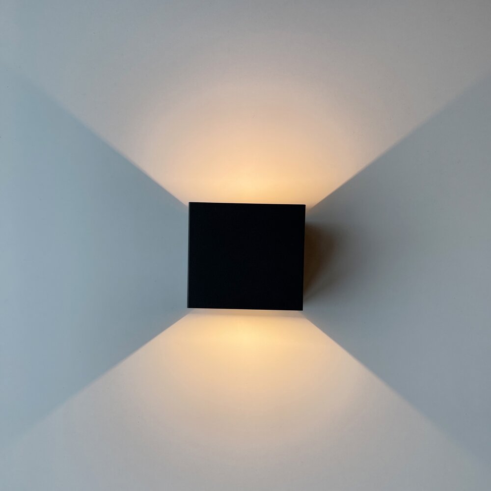 Honsel Lampor Thore Vägglampa LED Svart, 2-ljuskällor main product photo