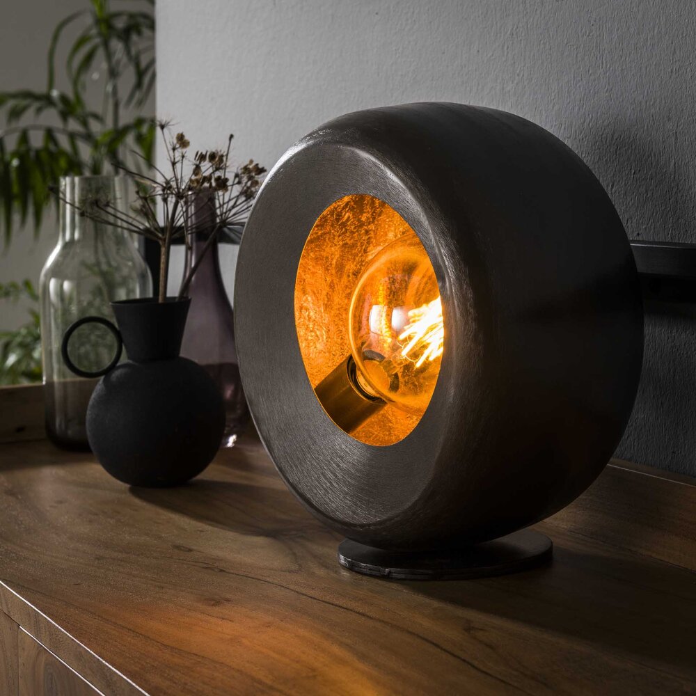 Magredis Bordslampa Nickel matt, Svart, 1-ljuskällor main product photo