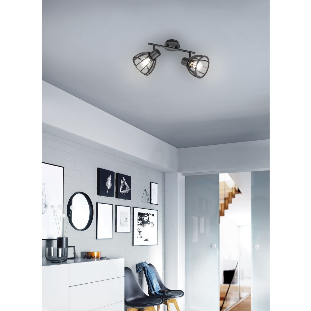 Honsel Lampor Tilda Taklampa Svart, 2-ljuskällor main product photo