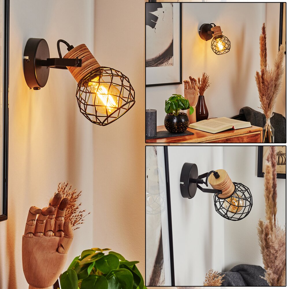 Bridgeport Vägglampa, Väggspotlight Svart, 1-ljuskällor main product photo