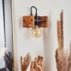 Maahui Vägglampa Naturfärger, Svart, 1-ljuskällor