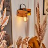 Maahui Vägglampa Naturfärger, Svart, 1-ljuskällor