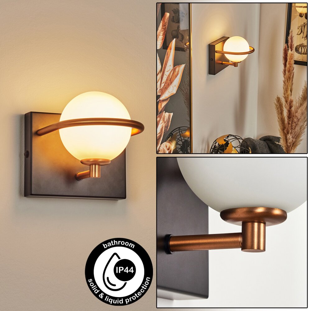 Ramadita Vägglampa Kopparfärg, Svart, 1-ljuskällor main product photo