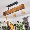 Derville Taklampa Naturfärger, Svart, 3-ljuskällor