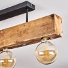 Derville Taklampa Naturfärger, Svart, 3-ljuskällor