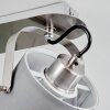 Puelches Taklampa, Takstrålkastare Nickel matt, 2-ljuskällor