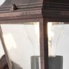 Brilliant Lampor Nissie vägglampa utomhus Brun, 1-ljuskällor