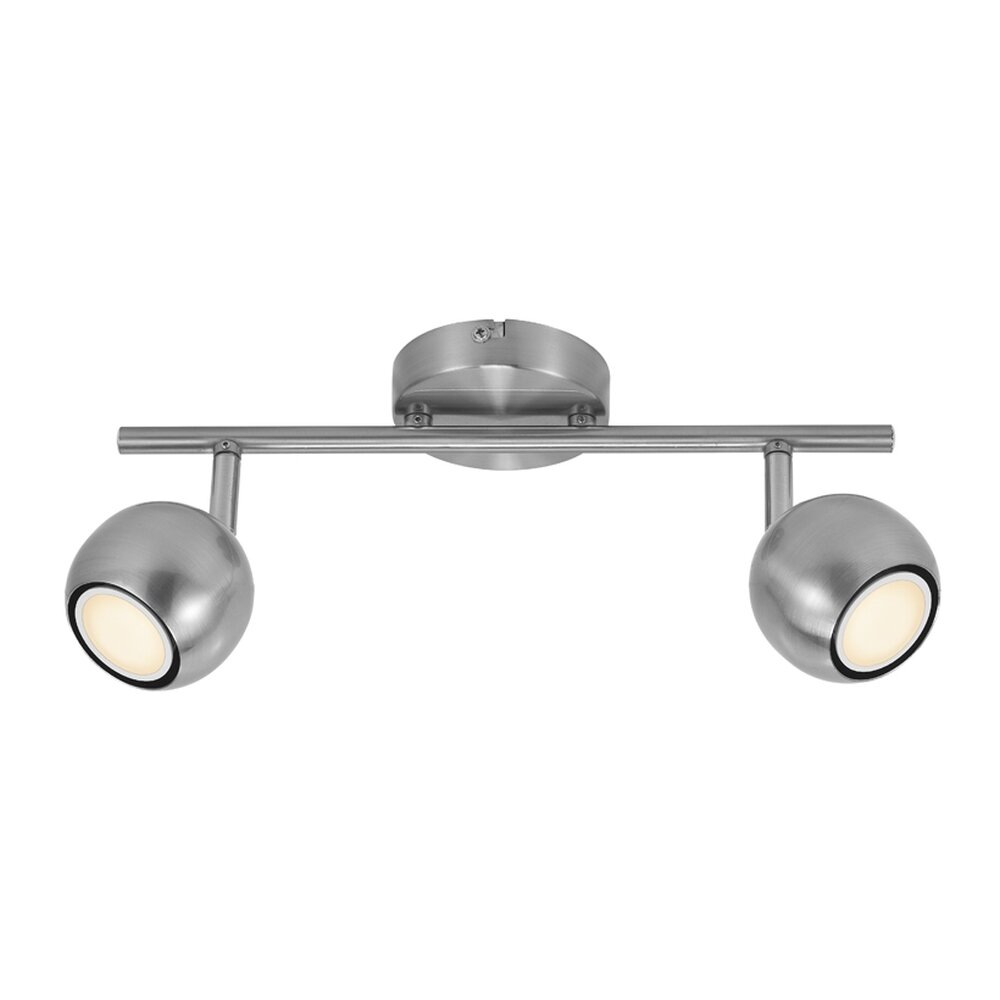 Nordlux CHICAGO Taklampa, Takstrålkastare Rostfritt stål, 2-ljuskällor main product photo
