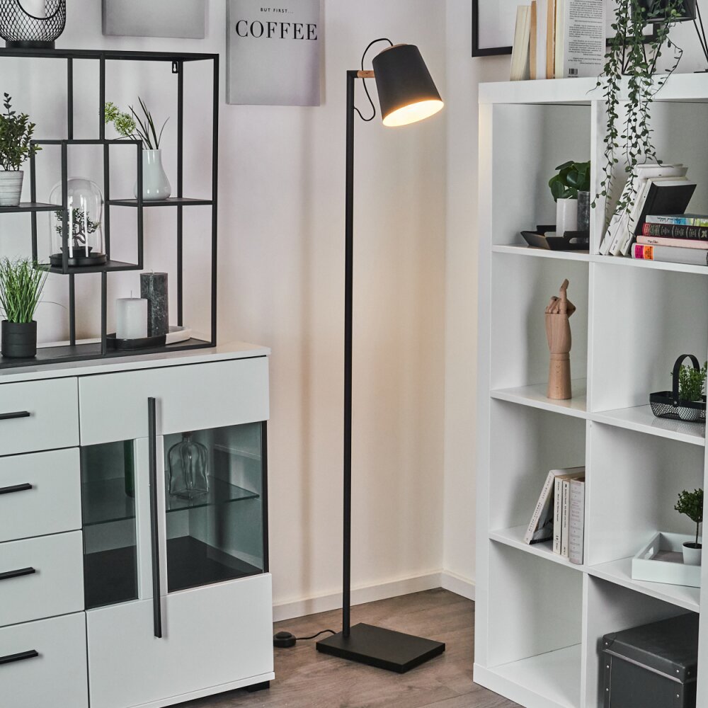 Cerrizal Golvlampa, Läslampa Naturfärger, Svart, 1-ljuskällor main product photo