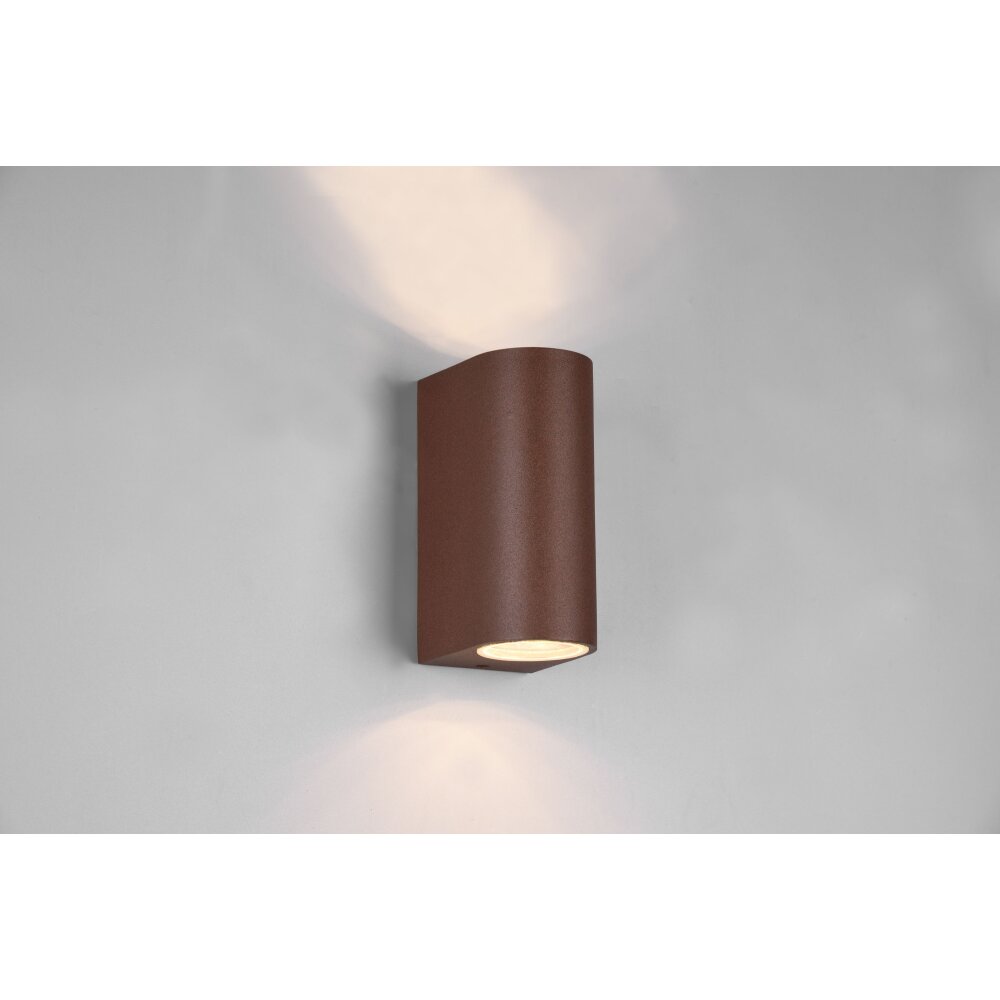 Trio Roya vägglampa utomhus, Up & Down Lampa Rostfärger, 2-ljuskällor main product photo