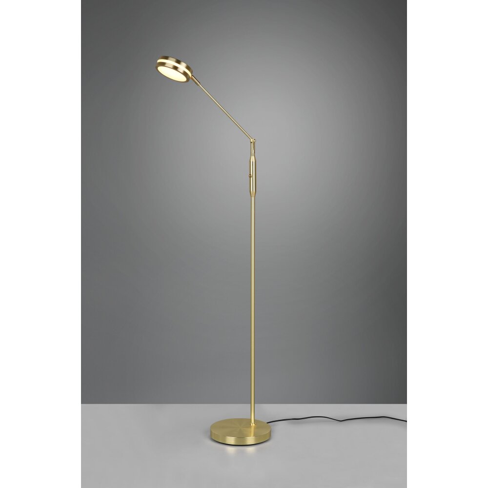 Trio Lampor Franklin Golvlampa, Läslampa LED Mässing, 1-ljuskällor main product photo