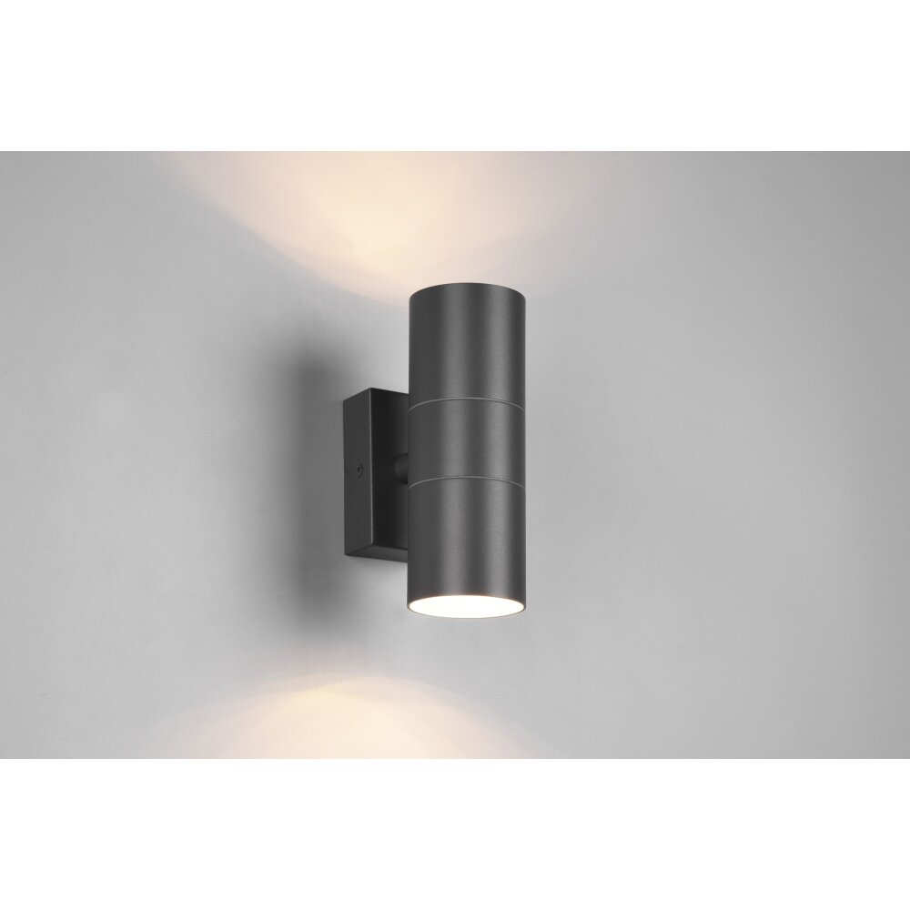 Reality Laredo vägglampa utomhus Antracit, 2-ljuskällor main product photo