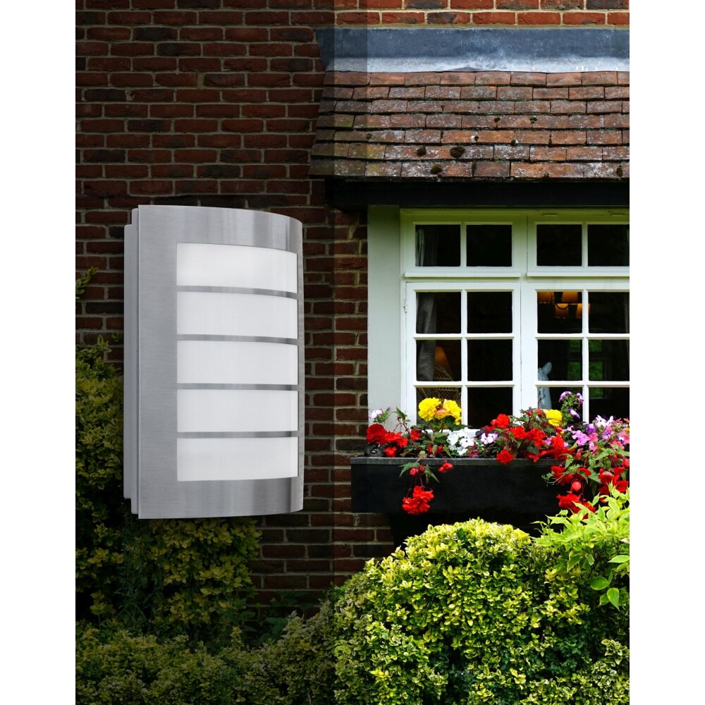 Lutec Lampor SLIM Vägglampa LED Rostfritt stål, 1-ljuskällor main product photo