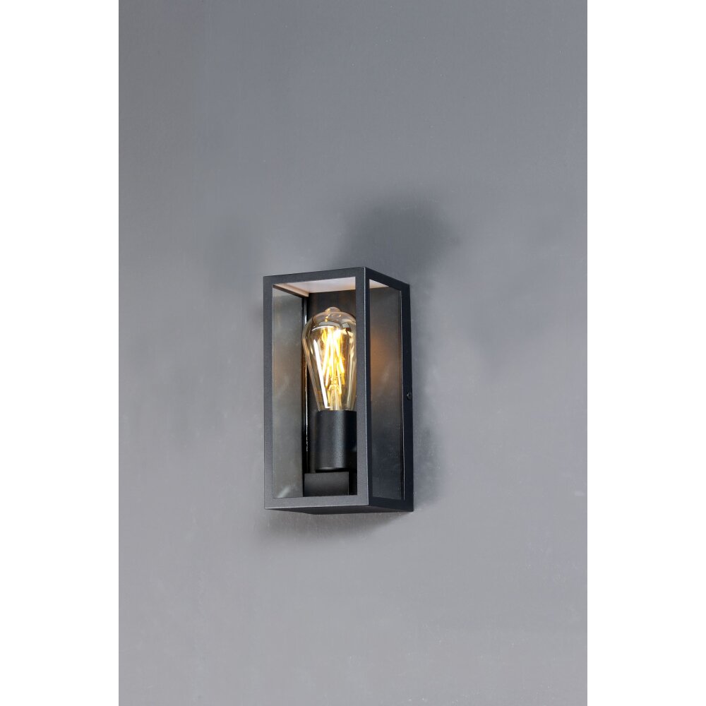 Lutec Lampor KARO vägglampa utomhus Svart, 1-ljuskällor main product photo