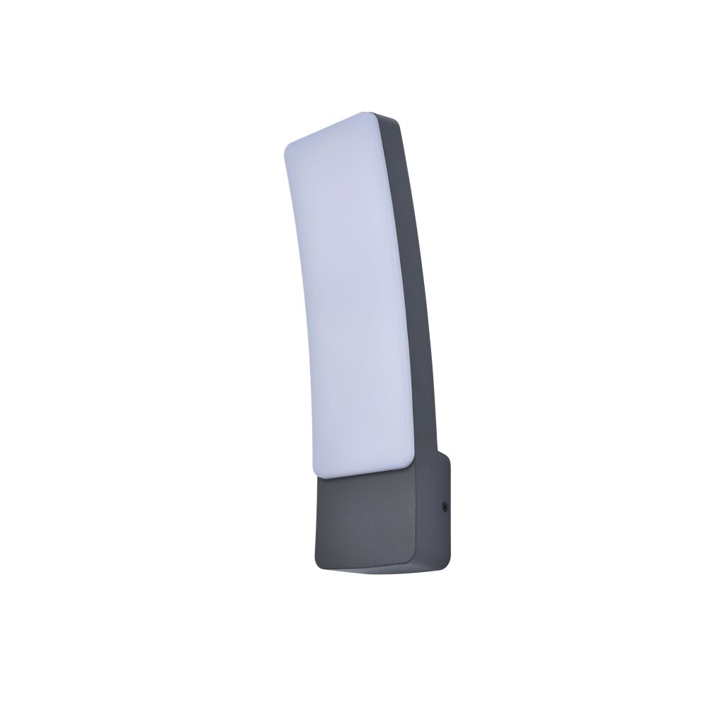 Lutec Lampor KIRA vägglampa utomhus LED Antracit, 1-ljuskällor main product photo