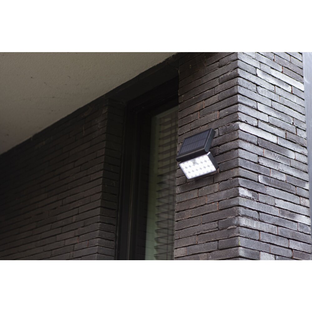 Lutec Lampor TUDA vägglampa utomhus LED Svart, 1-ljuskällor, Rörelsedetektor main product photo