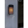Lutec Lampor FULTON vägglampa utomhus Svart, 1-ljuskällor