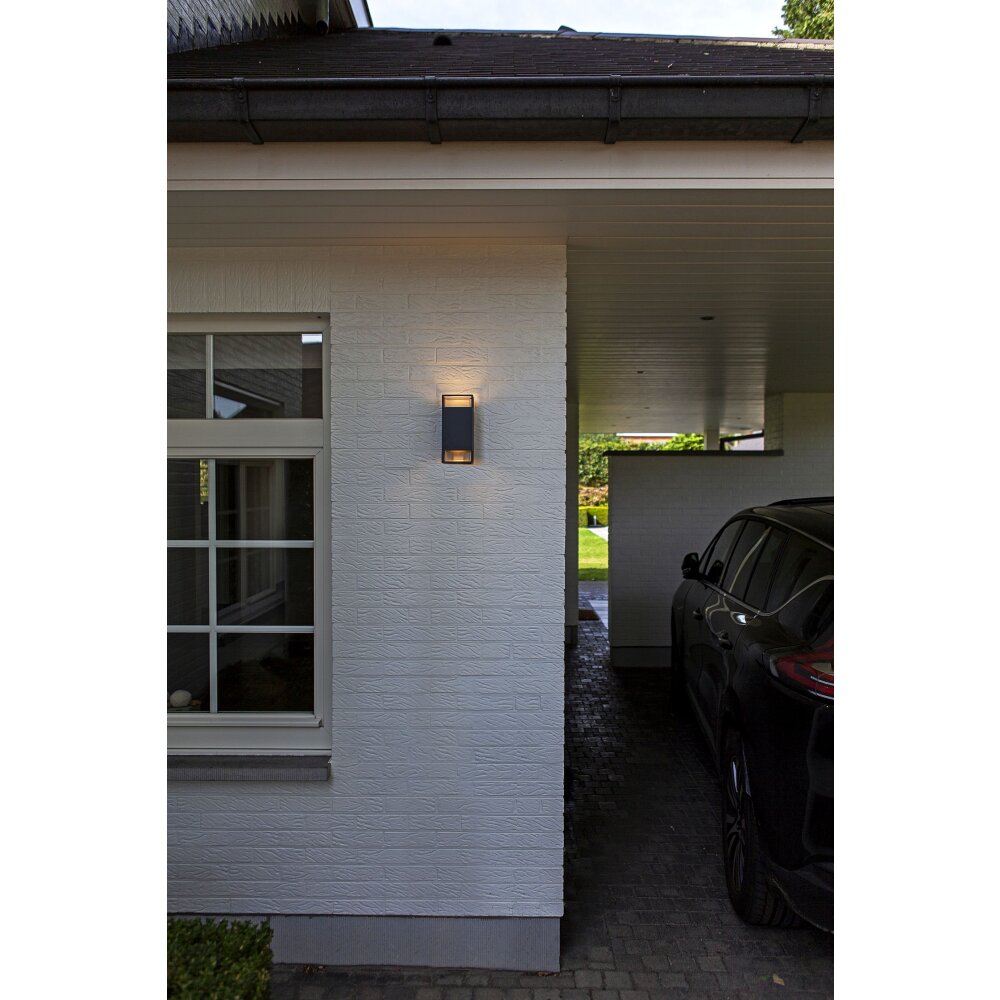 Lutec Lampor RIDGE vägglampa utomhus Antracit, 2-ljuskällor main product photo