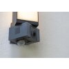 Lutec Lampor CUBA vägglampa utomhus LED Antracit, 1-ljuskällor, Rörelsedetektor