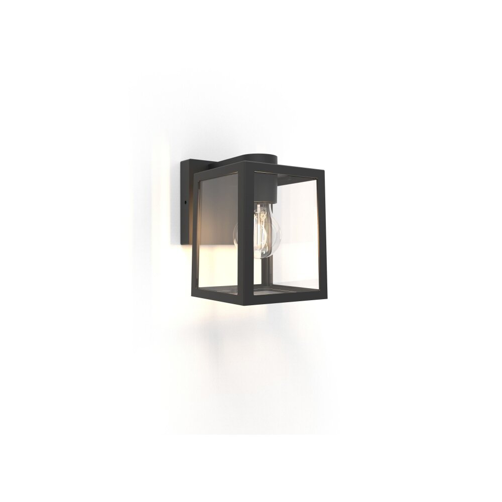 Lutec Lampor SHIVA vägglampa utomhus Svart, 1-ljuskällor main product photo