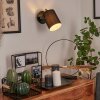 Puelches Vägglampa, Väggspotlight Svart, 1-ljuskällor