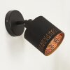 Ecuador Vägglampa, Väggspotlight Svart, 1-ljuskällor
