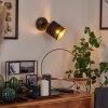 Ecuador Vägglampa, Väggspotlight Svart, 1-ljuskällor