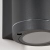 Cebuentos vägglampa utomhus, Up & Down Lampa Antracit, 2-ljuskällor
