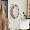 Corinto Vägglampa LED Naturfärger, Svart, 1-ljuskällor