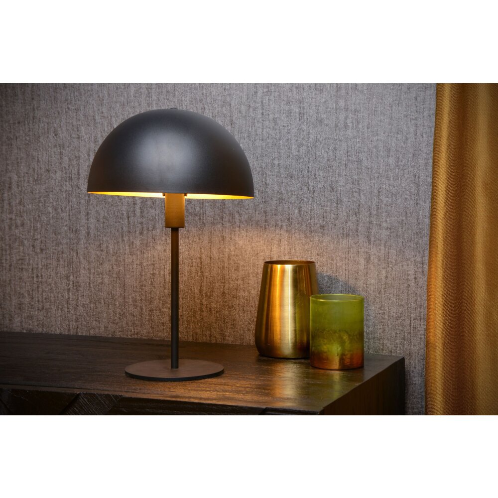 Lucide SIEMON Bordslampa Svart, 1-ljuskällor main product photo