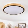 Corinto Taklampa LED Naturfärger, Svart, 1-ljuskällor