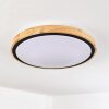 Corinto Taklampa LED Naturfärger, Svart, 1-ljuskällor