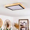 Corinto Taklampa LED Naturfärger, Svart, 1-ljuskällor