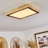 Corinto Taklampa LED Naturfärger, Svart, 1-ljuskällor