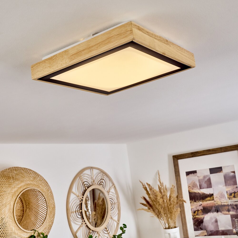 Corinto Taklampa LED Naturfärger, Svart, 1-ljuskällor main product photo