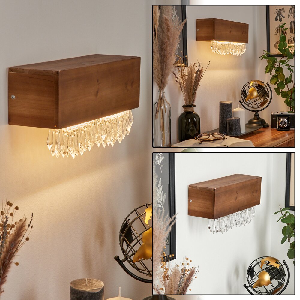 Versoix Vägglampa LED Naturfärger, Svart, 1-ljuskällor main product photo