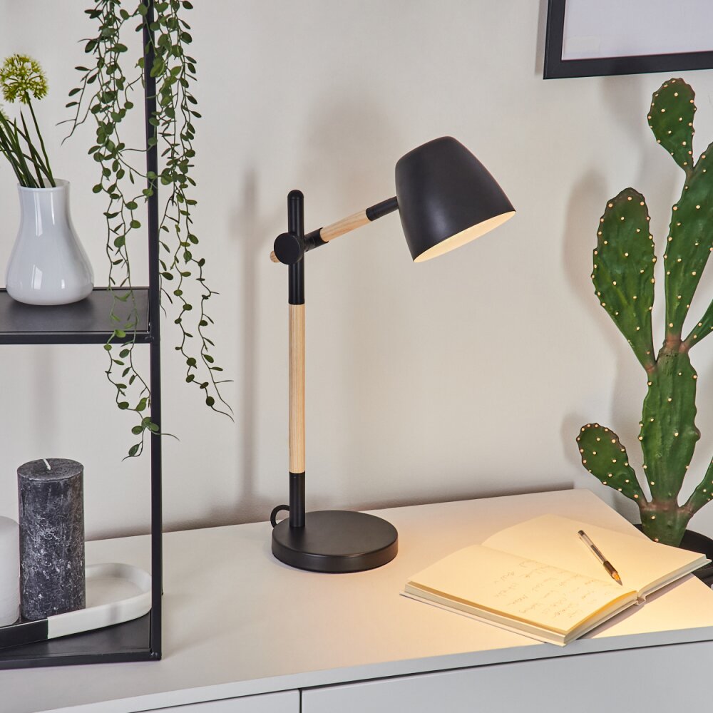 Tanabita Bordslampa, Läslampa Naturfärger, Svart, 1-ljuskällor main product photo