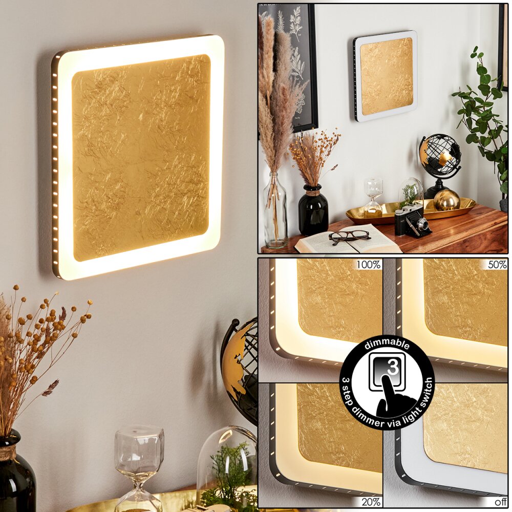 Luce Design Guacacallo Vägglampa LED Guld, Svart, Vit, 1-ljuskällor main product photo