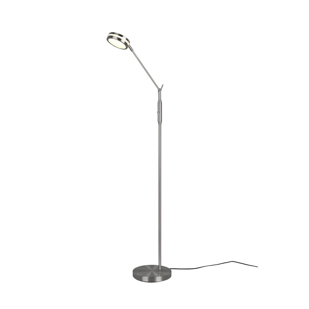 Trio Lampor Franklin Golvlampa, Läslampa LED Nickel matt, 1-ljuskällor main product photo