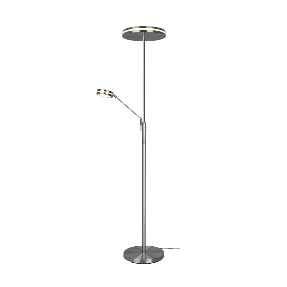Trio Lampor Franklin strålkastare, Golvlampa LED Nickel matt, 2-ljuskällor main product photo