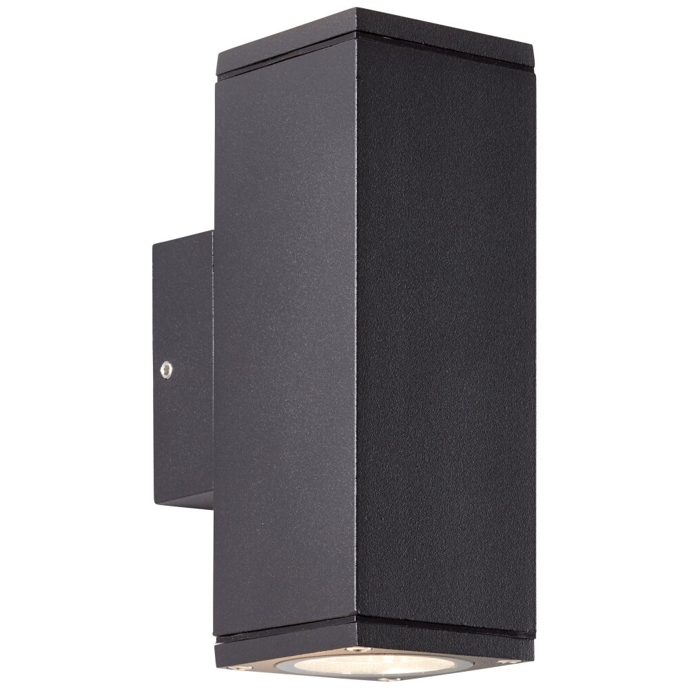 Brilliant Lampor Hally vägglampa utomhus, Up & Down Lampa Antracit, 2-ljuskällor main product photo