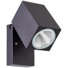 Brilliant Lampor Burk vägglampa utomhus LED Svart, 1-ljuskällor