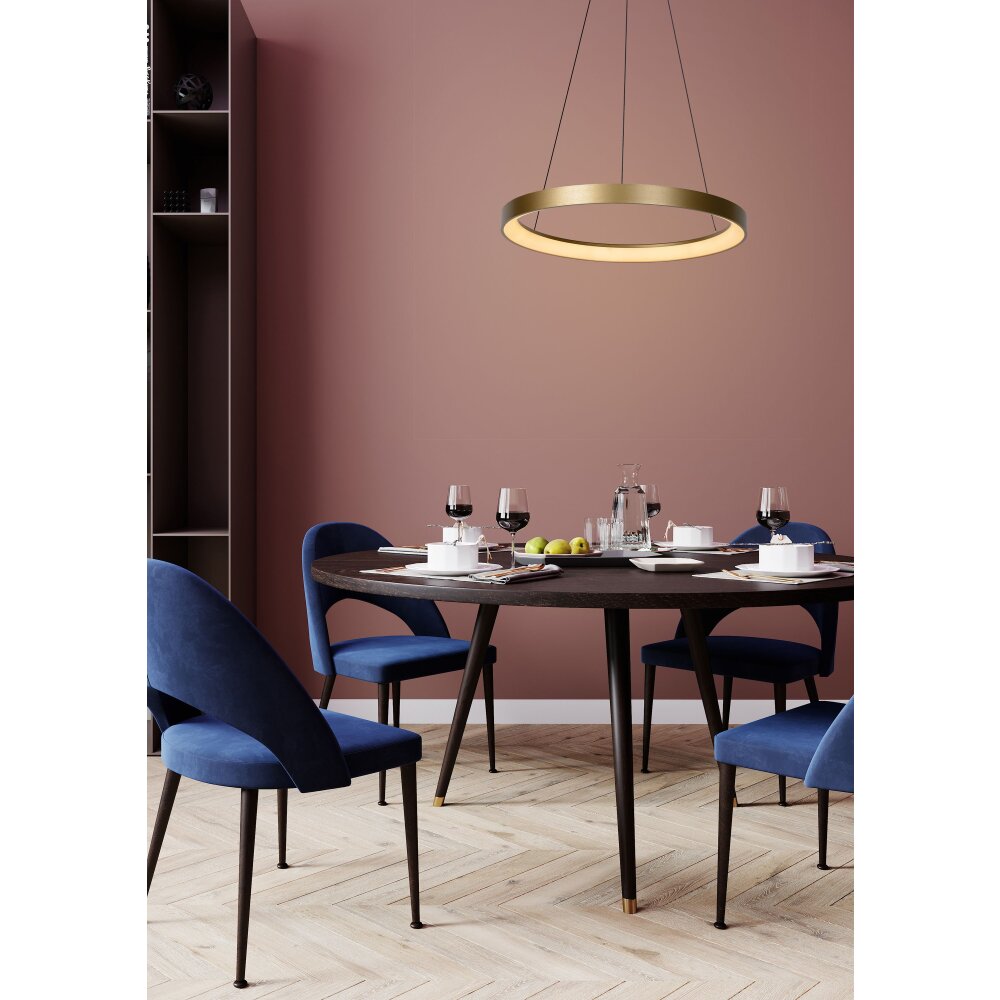 Lucide VIDAL Pendelbelysning LED Mässing, 1-ljuskällor main product photo